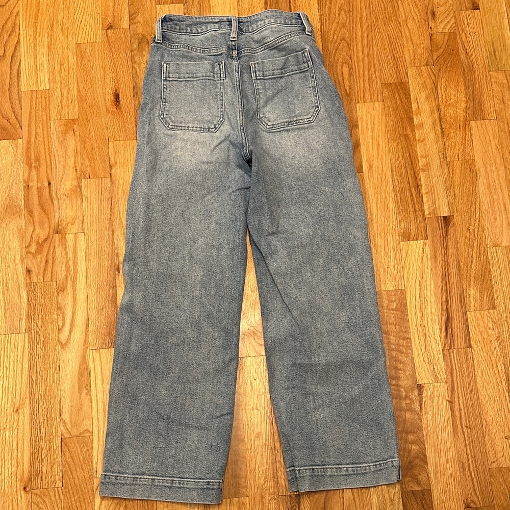 JBD Utility Pocket Jeans Size 27 Medium Light Wash High Hem - Picture 7 of 8